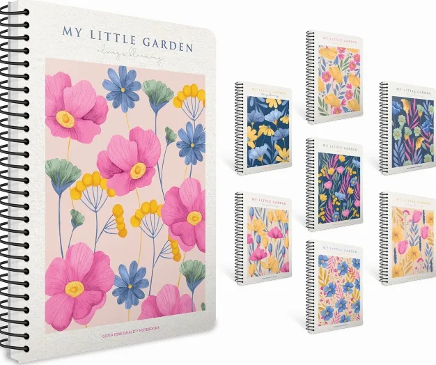 Gıpta My Lıttle Garden 17x24 120yp Planlayıcı Sert Kapak Spiralli 7341