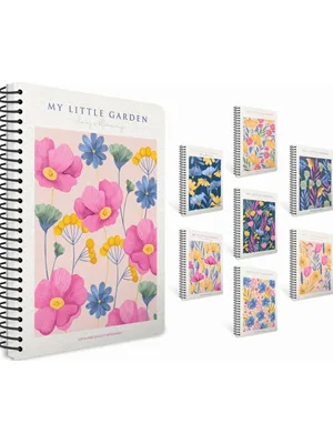 Gıpta My Lıttle Garden 17x24 120yp Planlayıcı Sert Kapak Spiralli 7341