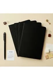 Cartıa 13x21 Ivory Siyah Karton Kapak Dikişli Defter Çizgili 40 Yp Gld056