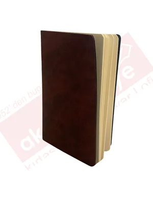 Cartıa 9x14 Ivory Deri Kapak Dikişli Defter Düz 40 Yp Crt019