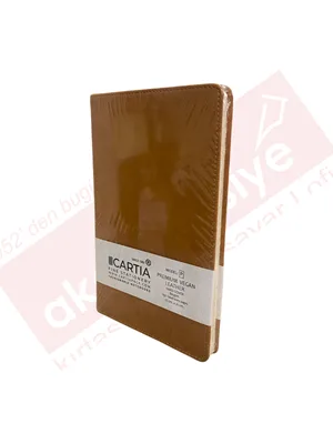 Cartıa 13x21 Ivory Premium Deri Kapak Defter Çizgili (p Model) 80 Yp Crt013