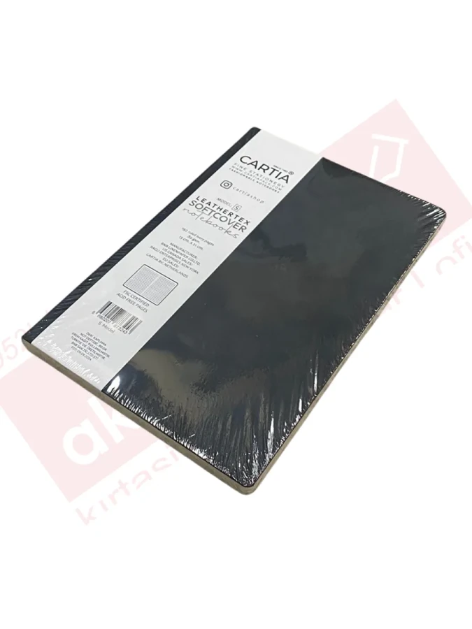 Cartıa A5 Deri Kapak Soft Defter Çizgili 96 Yp (s Model)