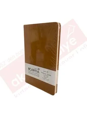 Cartıa A5 Deri Kapak Soft Defter Çizgili 96 Yp (s Model)