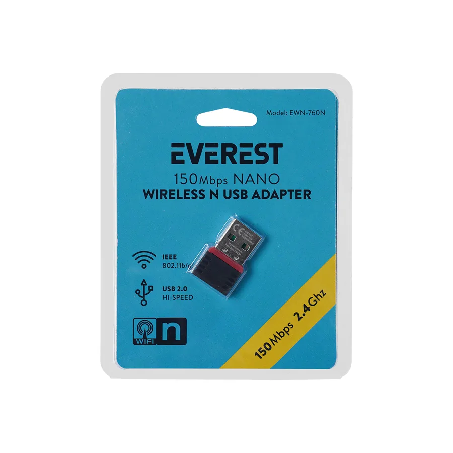 Everest Ewn-760n 150 Mbps Usb Kablosuz Wifi Adaptör