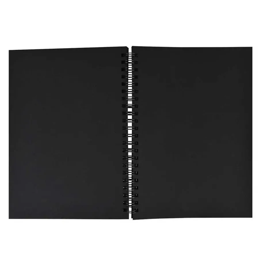 Herboy A5 Spiralli Pp Kapak Siyah Zemin Defter 50 Yp Hrb-3300