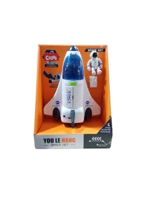 Ctoys Işıklı ve Pilli Astronotlu Uzay Aracı Ctoy-261-3