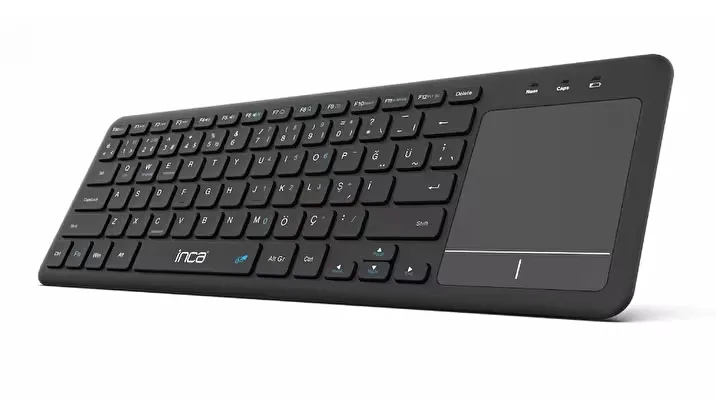 Inca Ibk-568bt Bluetooth ve 2.4ghz Kablosuz Touchpadli Klavye