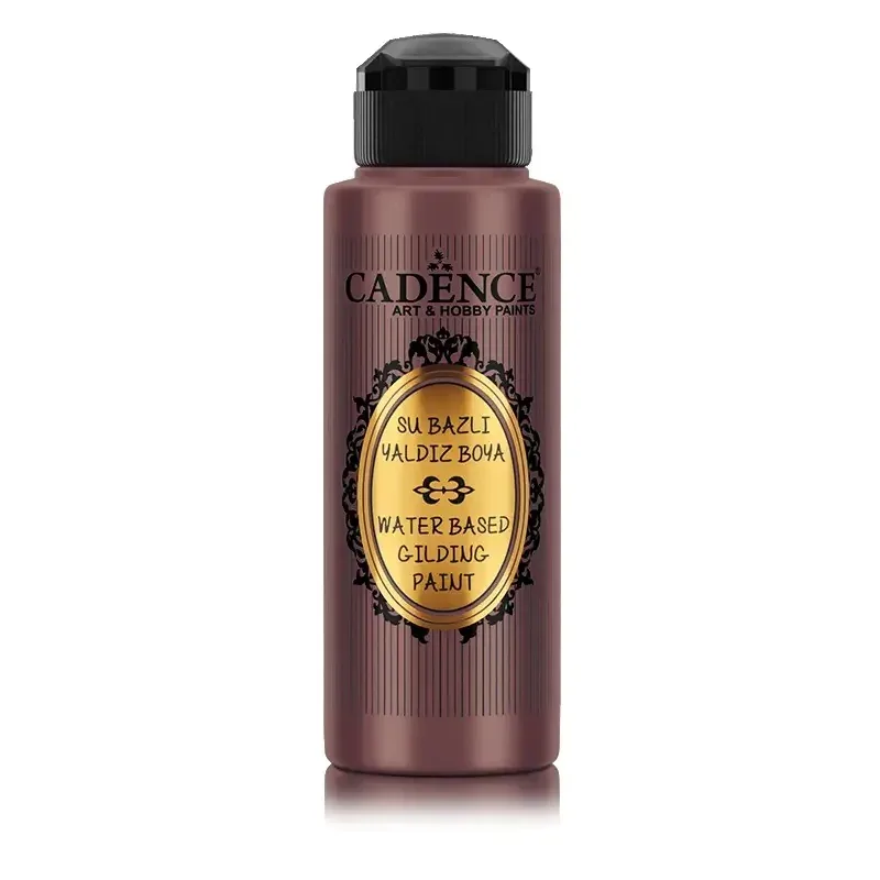 Cadence Su Bazlı Yaldız Boya 120 Ml Çikolata 115