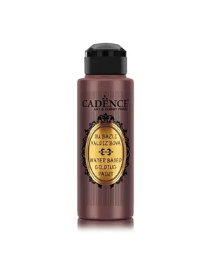 Cadence Su Bazlı Yaldız Boya 120 Ml Çikolata 115