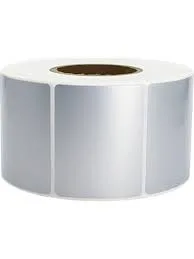 Ermet 80x80 Silvermat Barkod Etiketi 500"lü