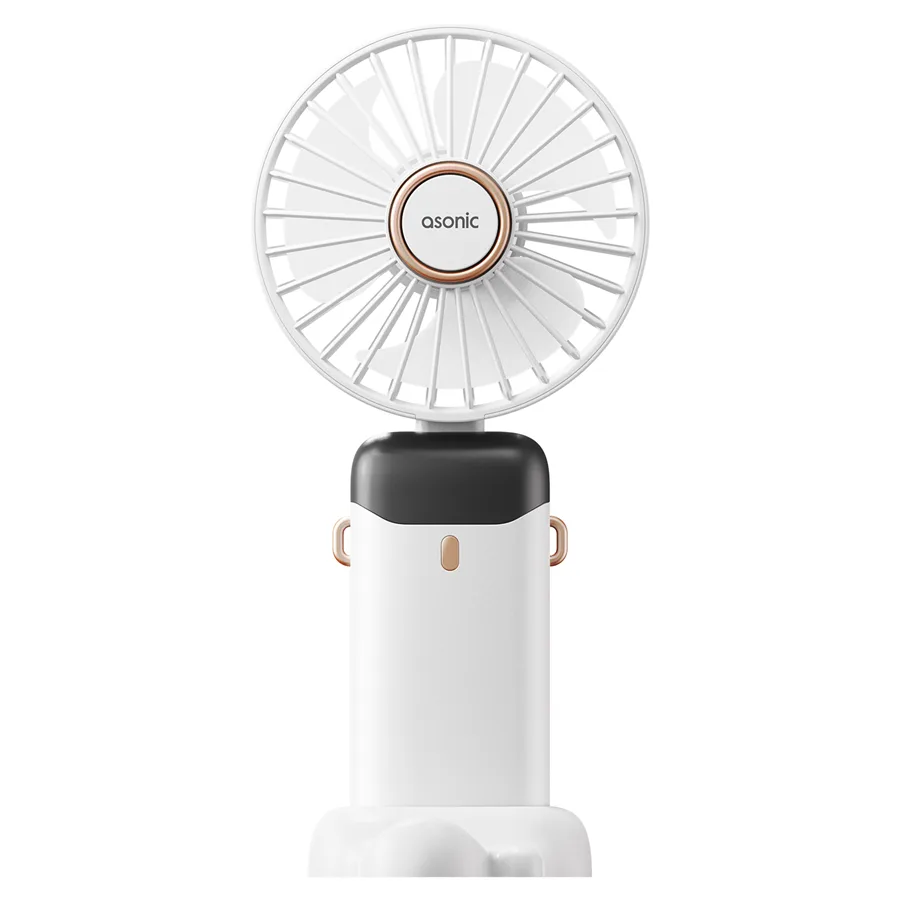 Asonic Afn-28 500mah 3 Kademeli Taşınabilir Usb Fan Vantilatör Beyaz