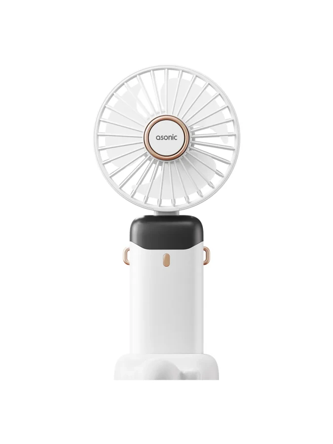 Asonic Afn-28 500mah 3 Kademeli Taşınabilir Usb Fan Vantilatör Beyaz