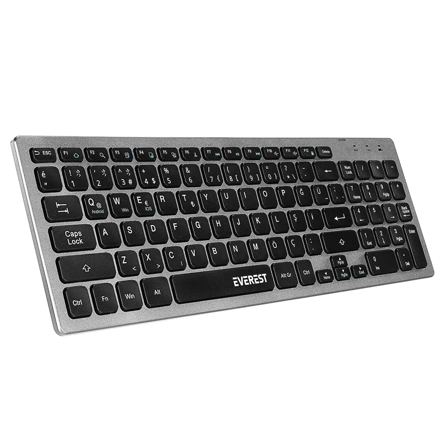 Everest Kb-bt88 Bluetooth Kablosuz Klavye Siyah