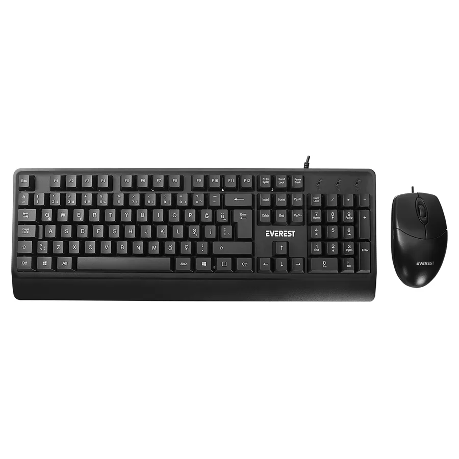 Everest Km-619 Usb Kablolu Q Klavye Mouse Set