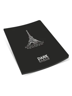 Gıpta Dark A6 Siyah Zemin Karton Kapak Çizgisiz Defter 36 Yp 2675