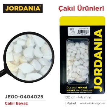 Jordania 4-6 Mm 100 Gr Çakıl Beyaz Je00-0404025