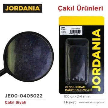 Jordania 4-6 Mm 100 Gr Çakıl Siyah Je00-0407009