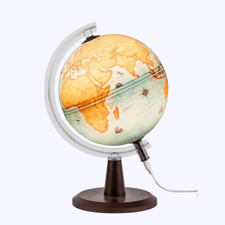 Gürbüz 26 Cm Işıklı Antik Küre 48305