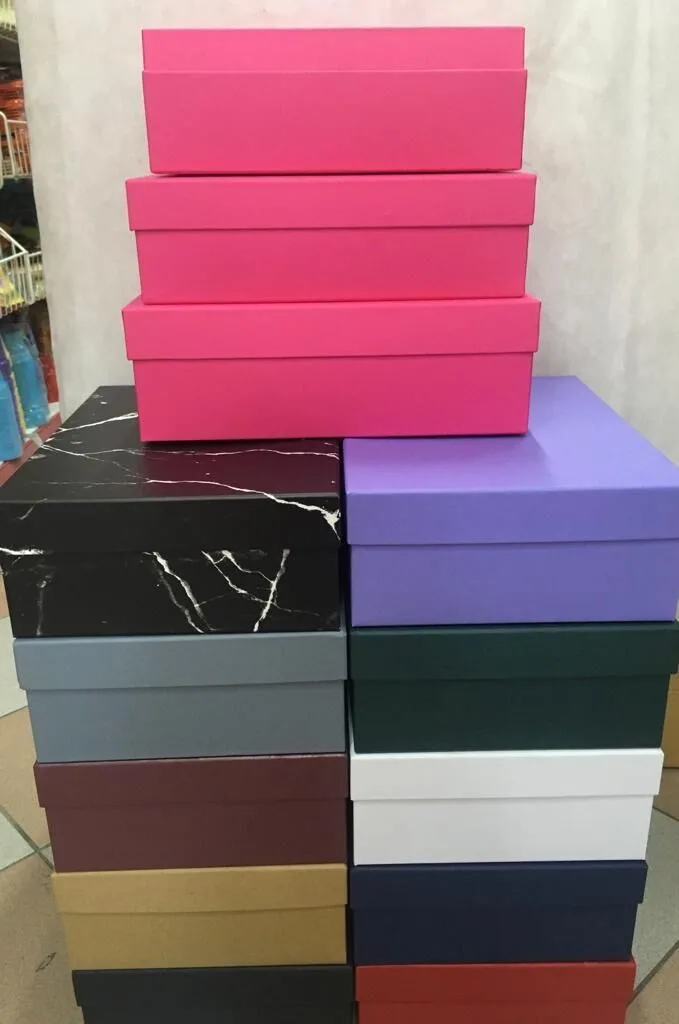 Nedi Dikdörtgen Hediye Kutusu Pembe No:3 12378