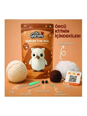 The Gurumi Tavşan Örgü Öğrenme Kiti Tg003
