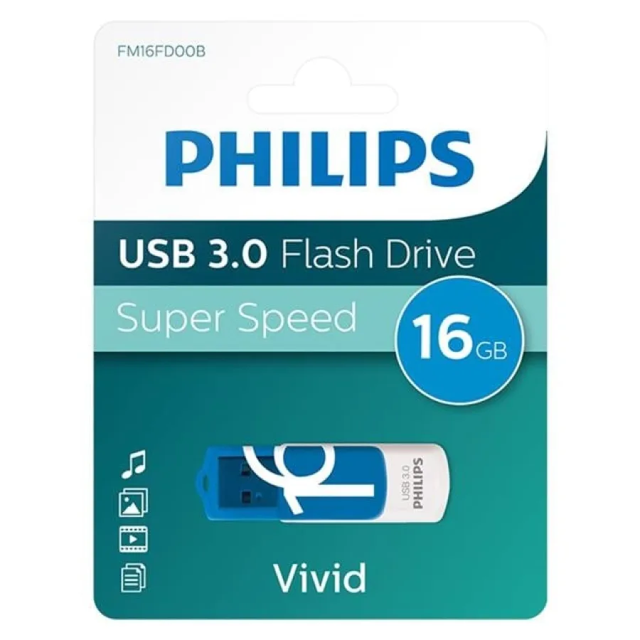Philips Vivid Usb 3.0 16gb Flash Bellek