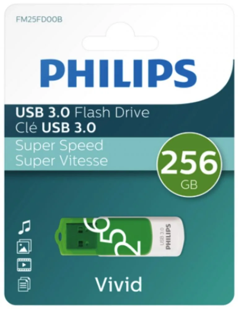 Philips Vivid Usb 3.0 256gb Flash Bellek