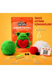 The Gurumi Kurbağa Örgü Öğrenme Kiti Tg004