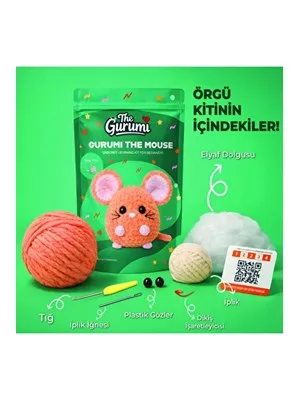 The Gurumi Penguen Örgü Öğrenme Kiti Tg006