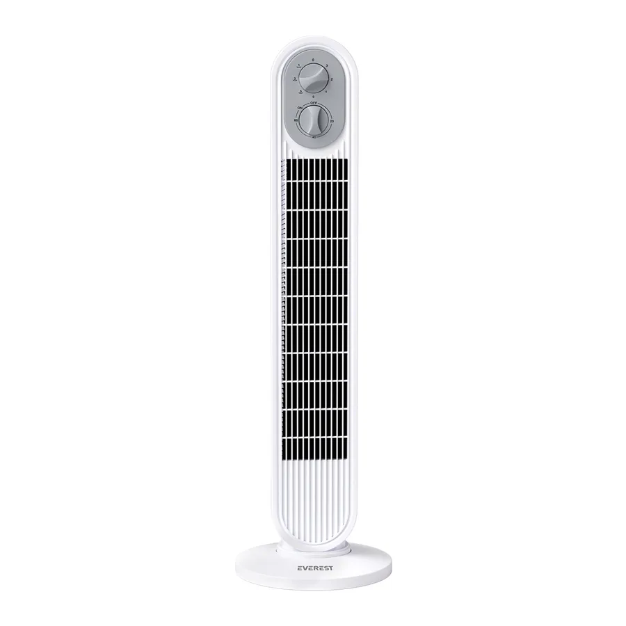 Everest Fan14 50w Zaman Ayarlı Kule Tipi Vantilatör Beyaz