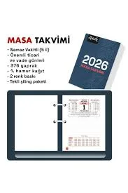 Türkmen Blok Masa Takvimi 2026