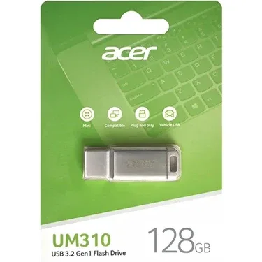 Acer Um310 128gb Usb 3.2 Metal Flash Bellek