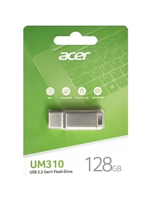 Acer Um310 128gb Usb 3.2 Metal Flash Bellek