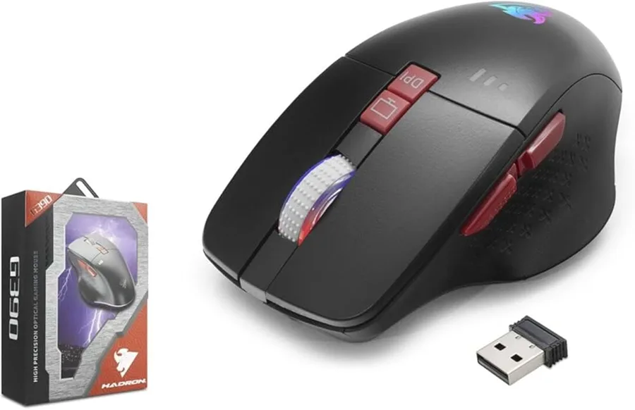 Hadron G390 Type-c Şarjlı Kablosuz Rgb Gaming Oyuncu Mouse