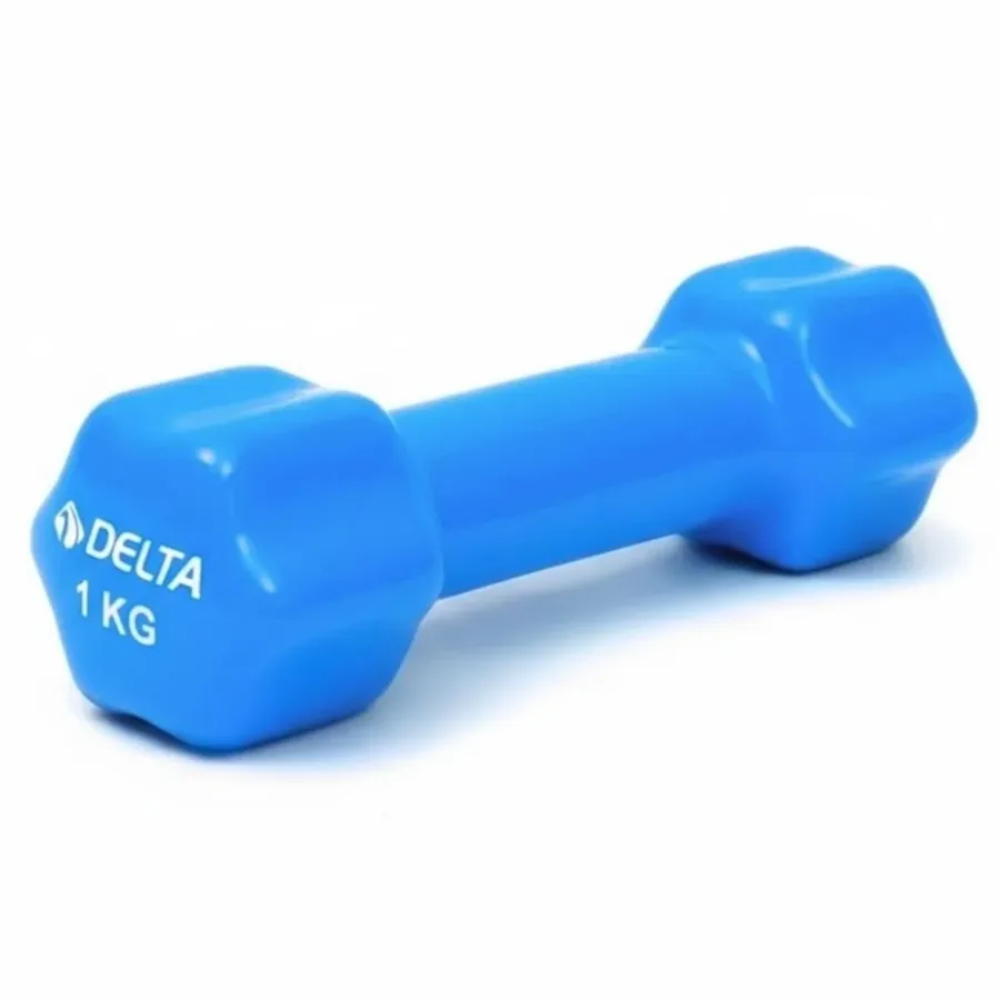 Delta 1 Kg Pvc Demir Dumbbell(dambıl) Tekli Mavi Vkd171