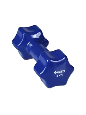 Delta 3 Kg Pvc Demir Dumbbell(dambıl) Tekli Koyu Mavi Vkd443