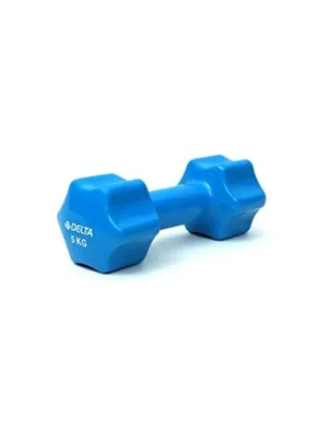 Delta 5 Kg Pvc Demir Dumbbell(dambıl) Tekli Mavi Vkd675
