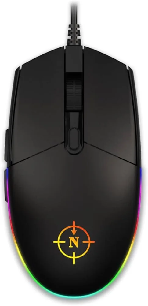 North Combat Rgb Kablolu Oyuncu Mouse
