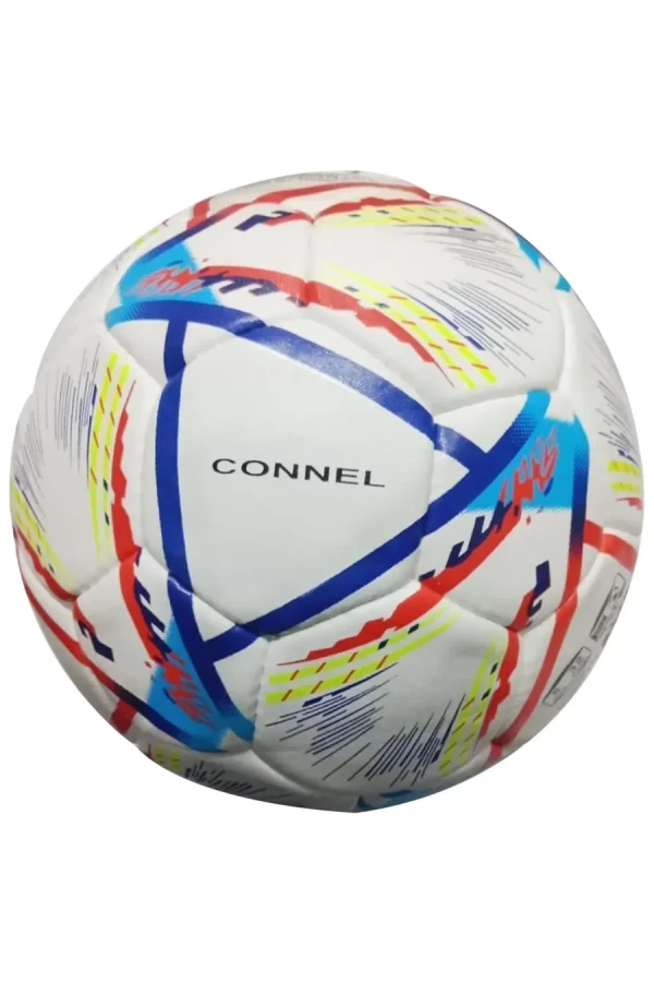 Delta Connel Futbol Topu No:4 Mavi-kırmızı-beyaz-sarı-siyah