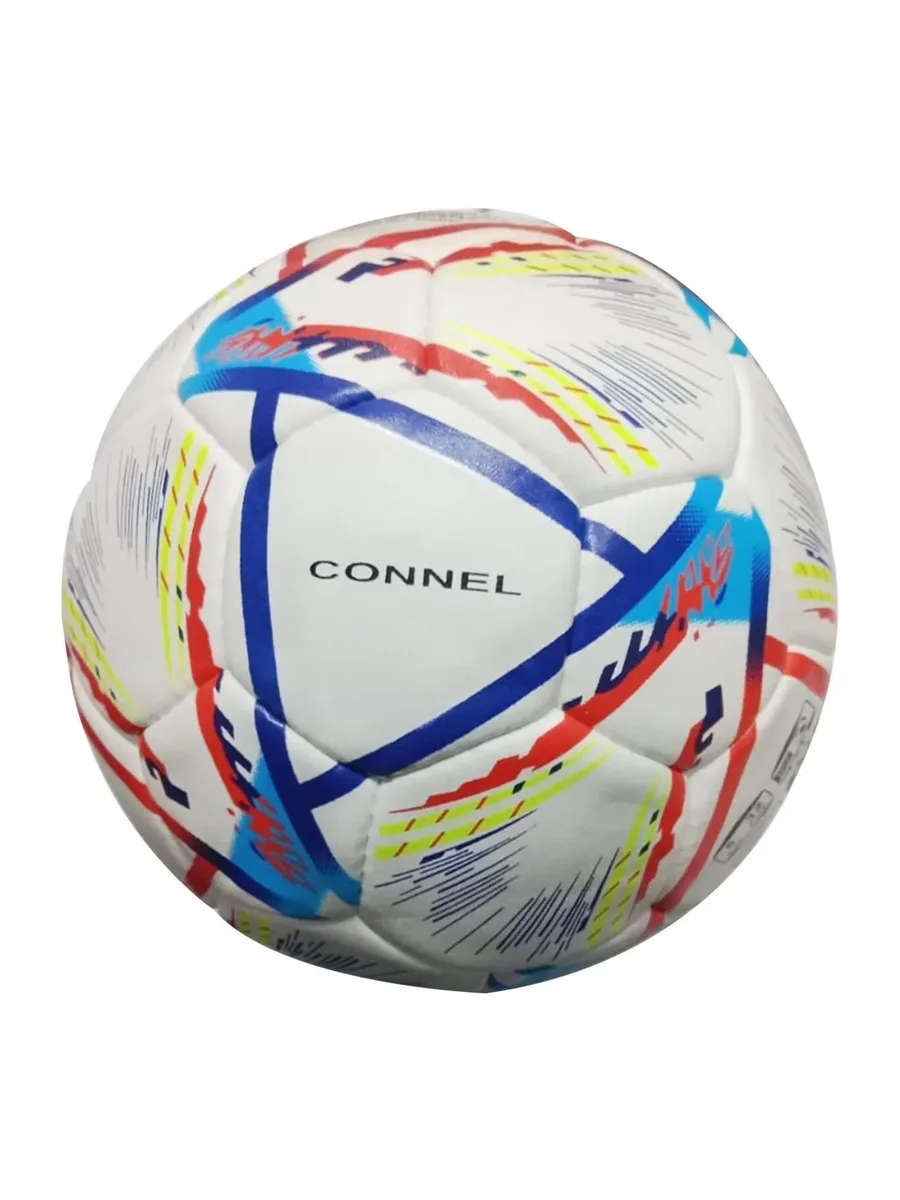 Delta Connel Futbol Topu No:4 Mavi-kırmızı-beyaz-sarı-siyah