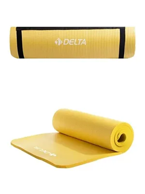 Delta 180x60x1.5 Cm Foam Pilates Minderi - Yoga Matı Sarı Mty472