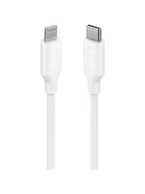 Taks 5dk40b Usb-c To Lightning 120cm Şarj Kablosu Beyaz