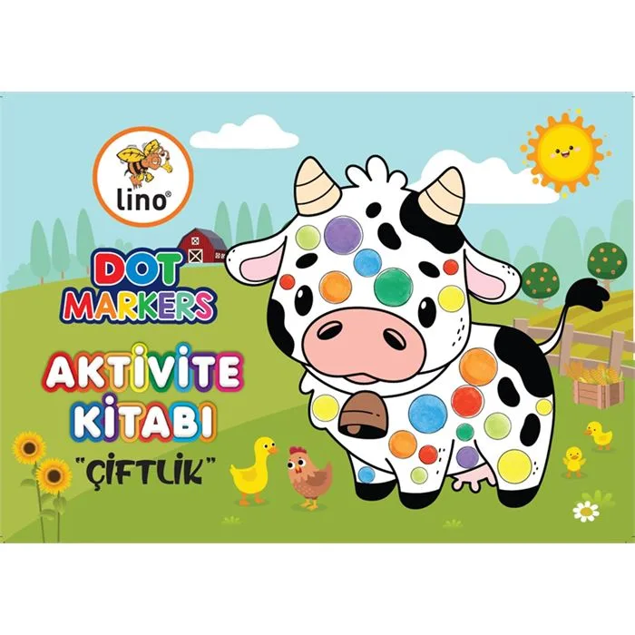 Lino Dot Markers Boyama Kitabı Çiftlik Ln-703
