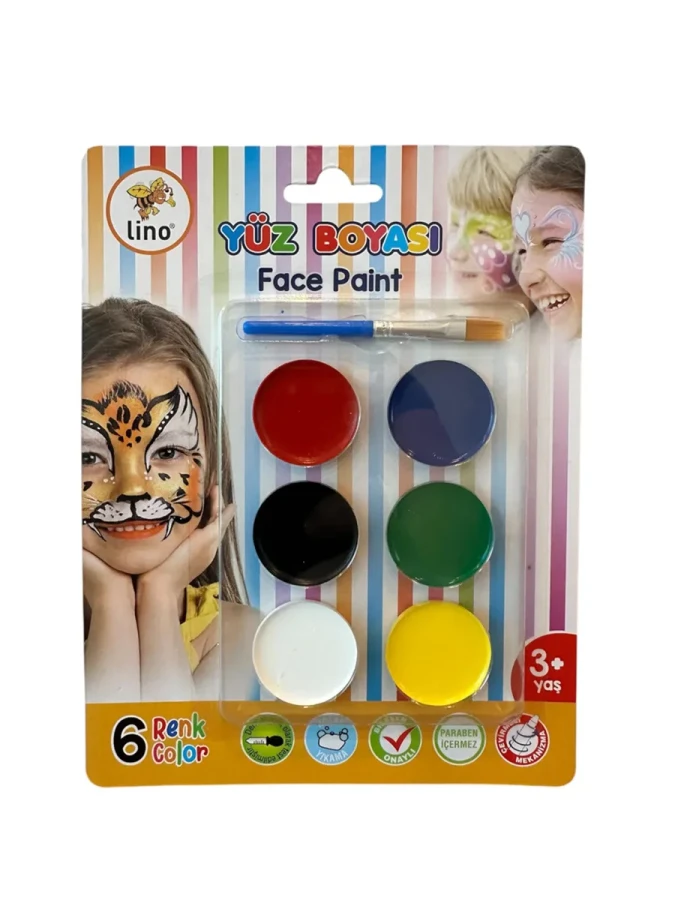 Lino Yüz Boyası 6"lı Ln-904