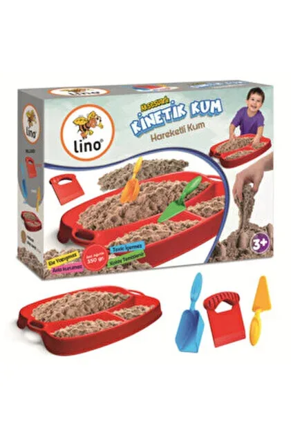 Lino Kinetik Kum Seti Kale 350 Gr (kum+tepsi+kalıp) Ln-551
