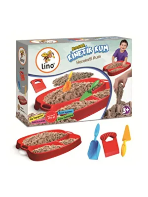 Lino Kinetik Kum Seti Kale 350 Gr (kum+tepsi+kalıp) Ln-551