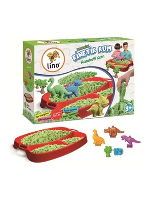 Lino Kinetik Kum Seti Kale 350 Gr (kum+tepsi+kalıp) Ln-551
