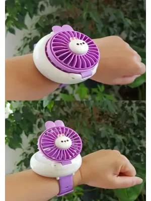 Avec Av-f135 Bileklik Ayarlı Usb Şarjlı Mini Fan Vantilatör