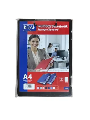 Kraf A4 Multıbox Sekreterlik Saklama Bölmeli Siyah 1080