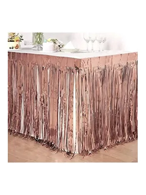 Nedi 75x275 Cm Funko Saçak Masa Süsü Rose Gold 275rg