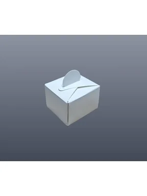 Nedi Karton Lokum Kutusu 25"li Beyaz 05422